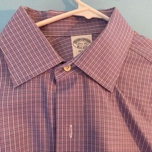 Purple Brooks Brothers Shirt. 15.5 x 35